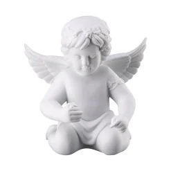 Engel mit Blumenkranz