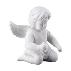 Engel mit Blumenkranz