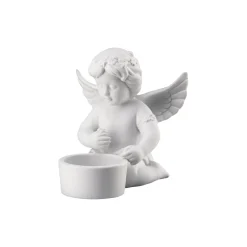 Engel mit Blumenkranz