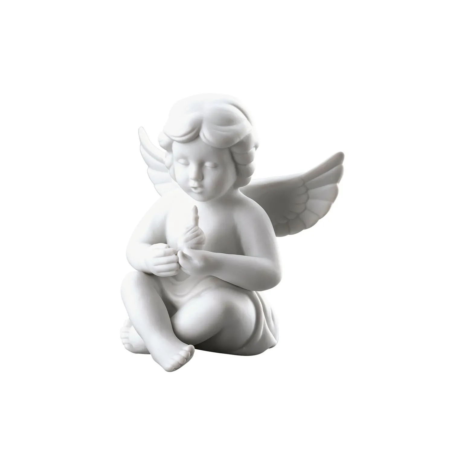 Engel mit Geburtstagskuchen