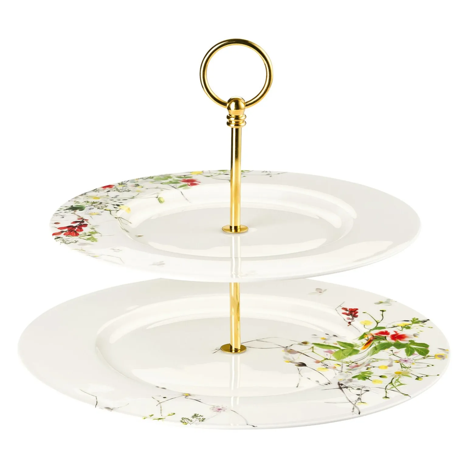 Etagere 2-tlg. mit Fahnentellern