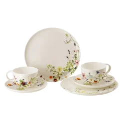 Set 6-tlg. mit Kombitassen und Couptellern