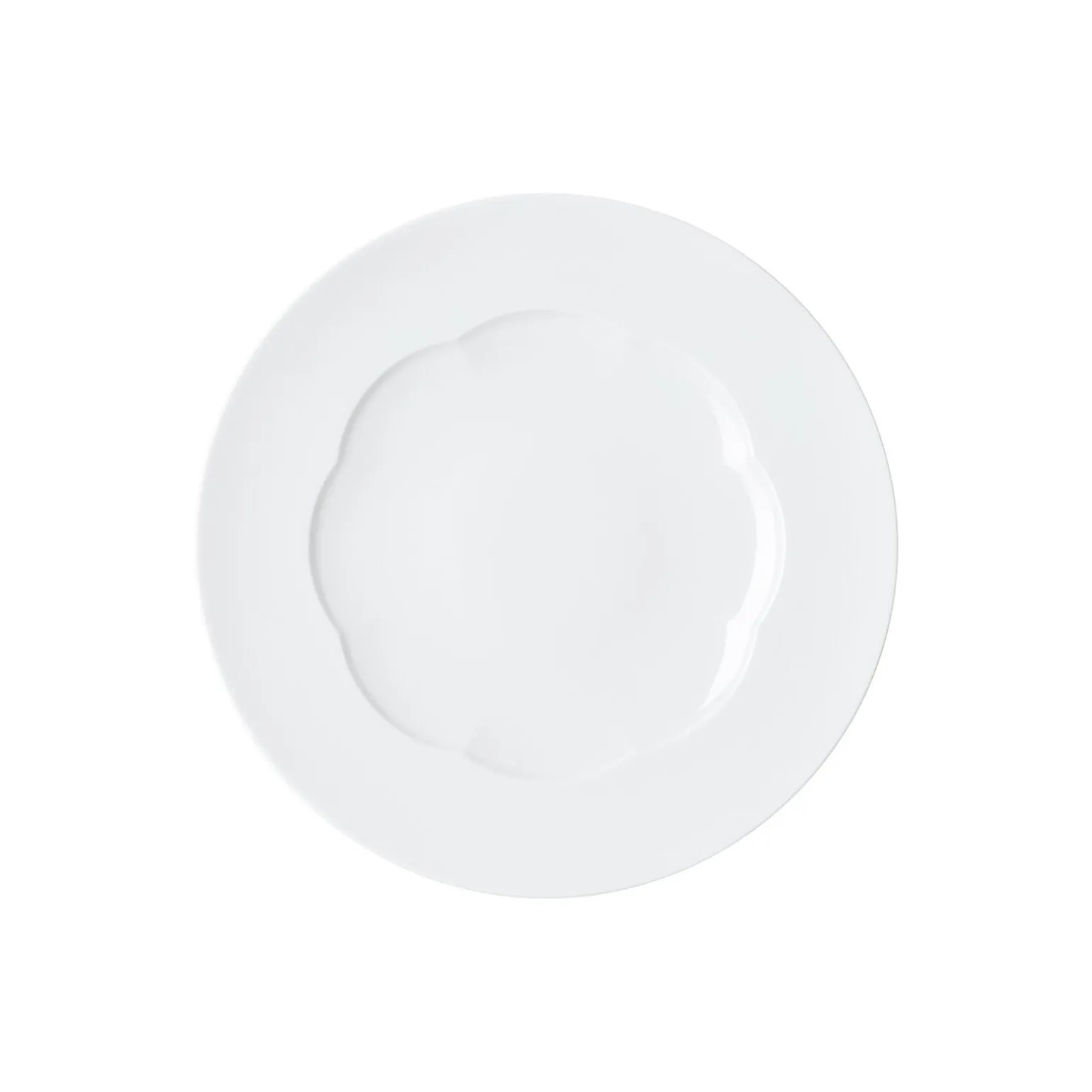 Teller 23 cm flach glänzend