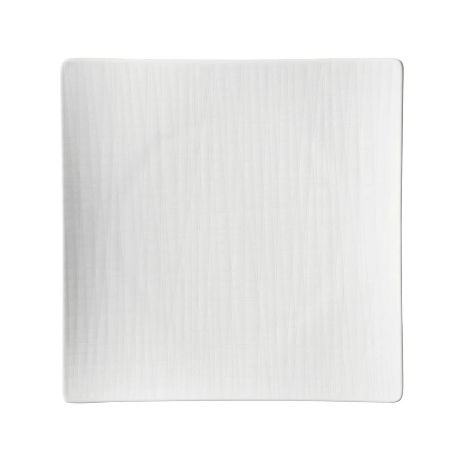 Teller 27 cm quadr. flach