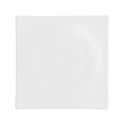 Teller 27 cm quadr. flach
