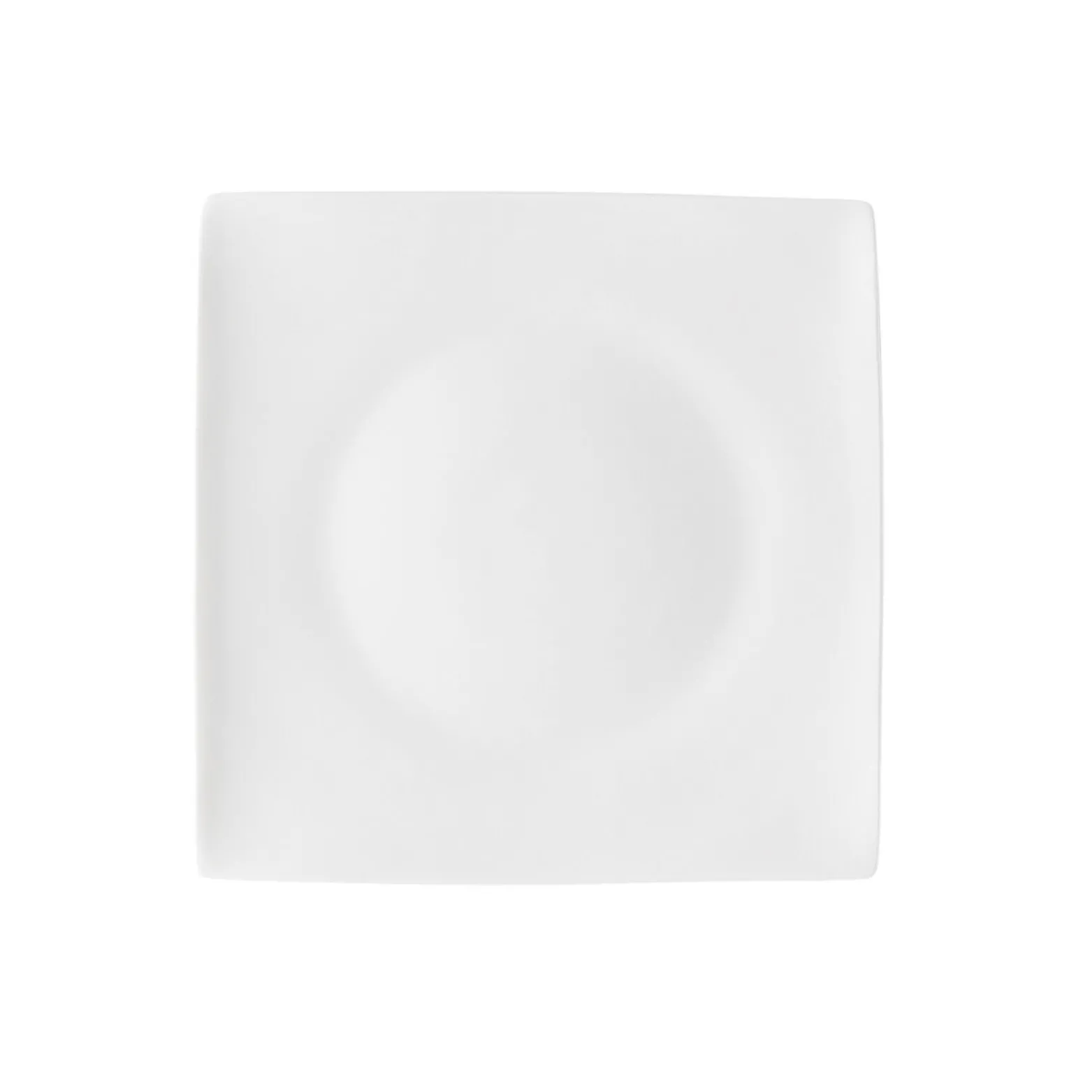 Teller 23 cm quadr. flach