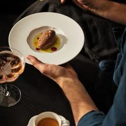 Teller 22 cm tief glänzend